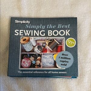 Simplicity Simply the Best Sewing Book - Blue Hard Cover